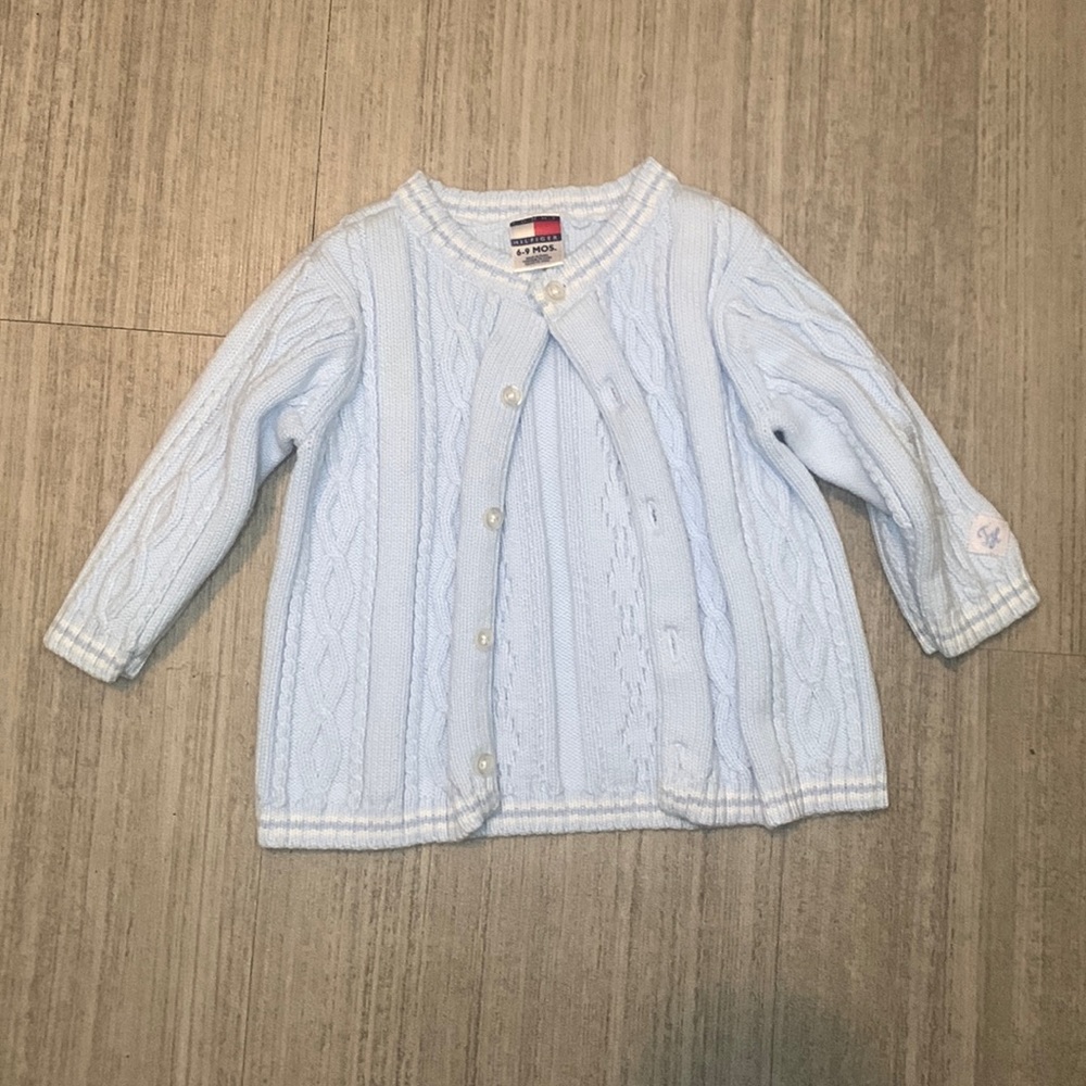 Baby blue Tommy Hilfiger Cardigan 6-9M